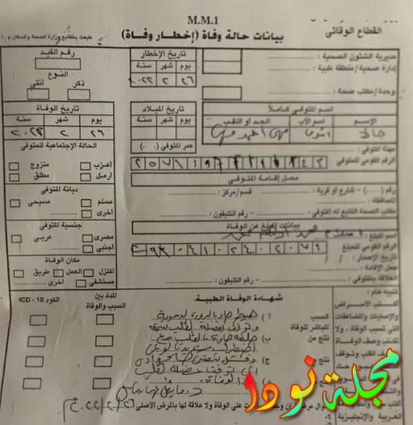 بيان سبب وفاة جالا فهمي بيان سبب وفاة جالا فهمي