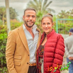 مريم أوزرلي و محمد امام بطلي الفيلم المصري لص بغداد