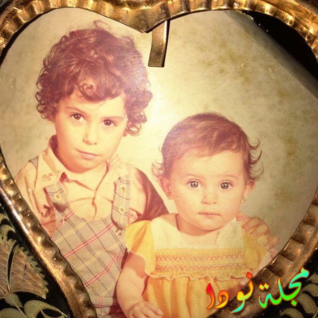 سلاف فواخرجي وهي صغيرة