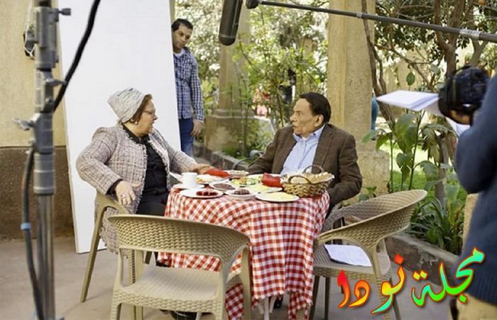 عادل إمام ودلال عبد العزيز في مسلسل فالنتينو