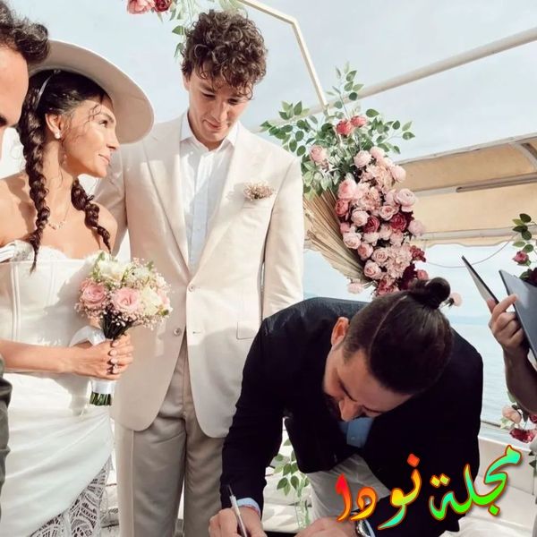 ايبرو شاهين وزوجها جدي عثمان في مقدونيا