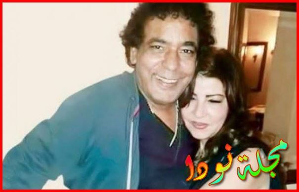 محمد منير وزوجته