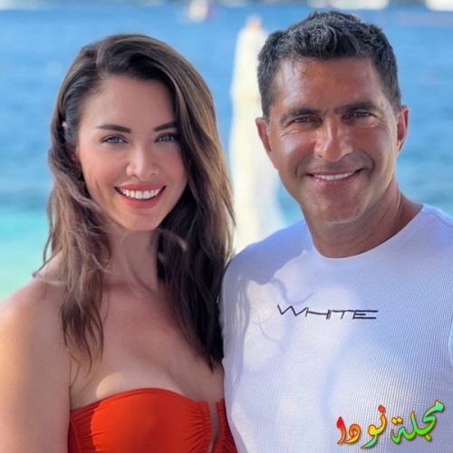 نفيسة كاراتاي وزوجها